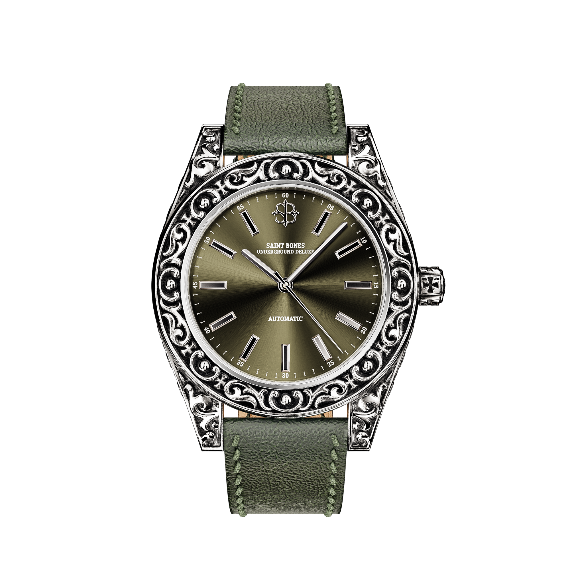 Albion X Moss Green watch