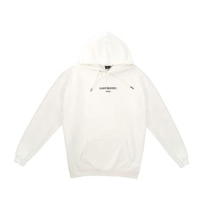Saint Bones Vienna Ivory White Hoodie
