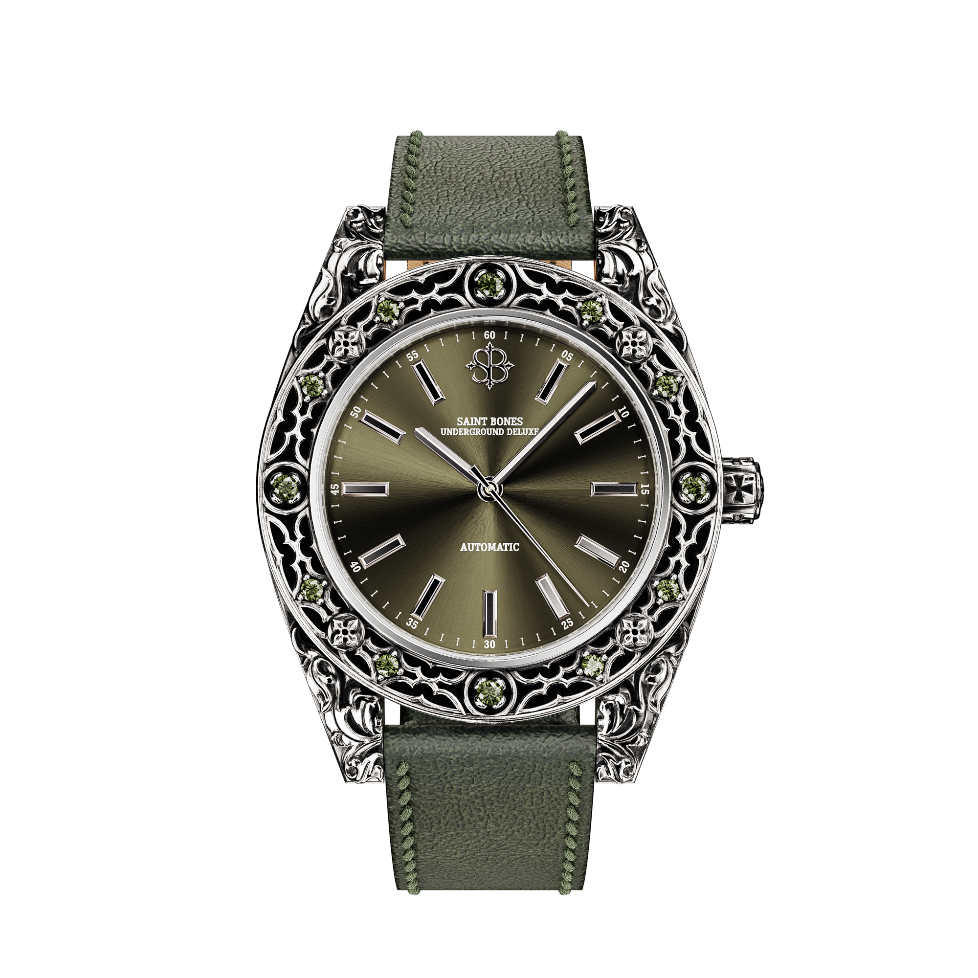 Aventurero X Moss Green Sapphire watch